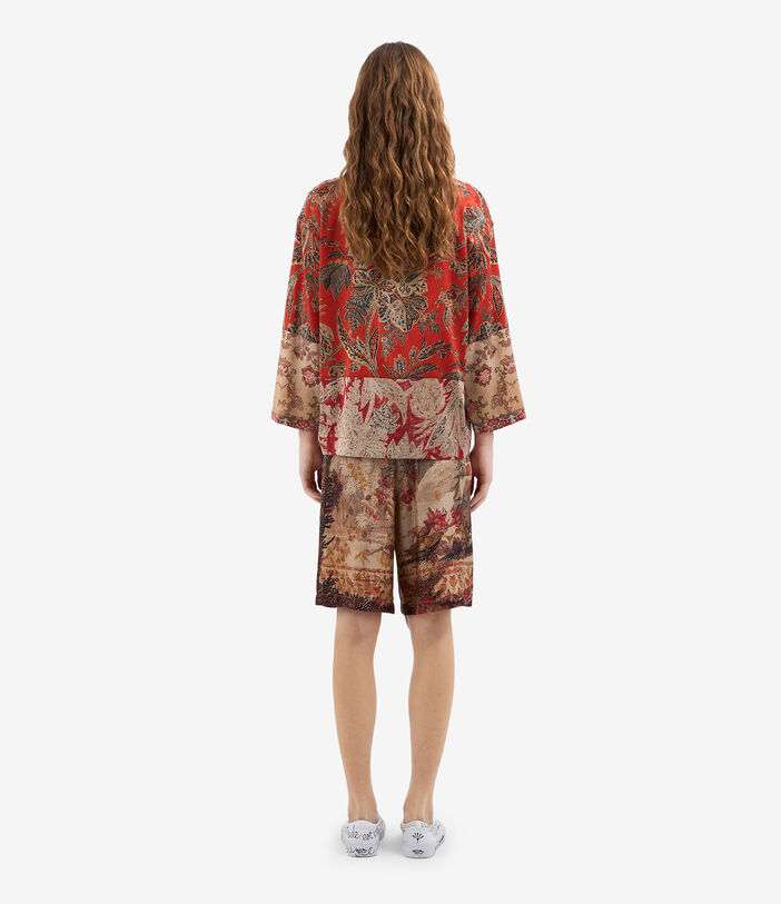Pierre Louis Mascia ADASTRGUM Longsleeve Shirt Silk SPICE RED ADASTRGUMSCML12432SE514781101
