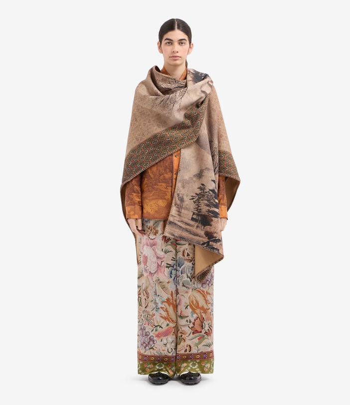 Pierre Louis Mascia MUTKA Palazzo Trousers Silk Pierre Louis Mascia MUTKA Palazzo Trousers Silk Multicolor MUTKASPT11094SE516404101