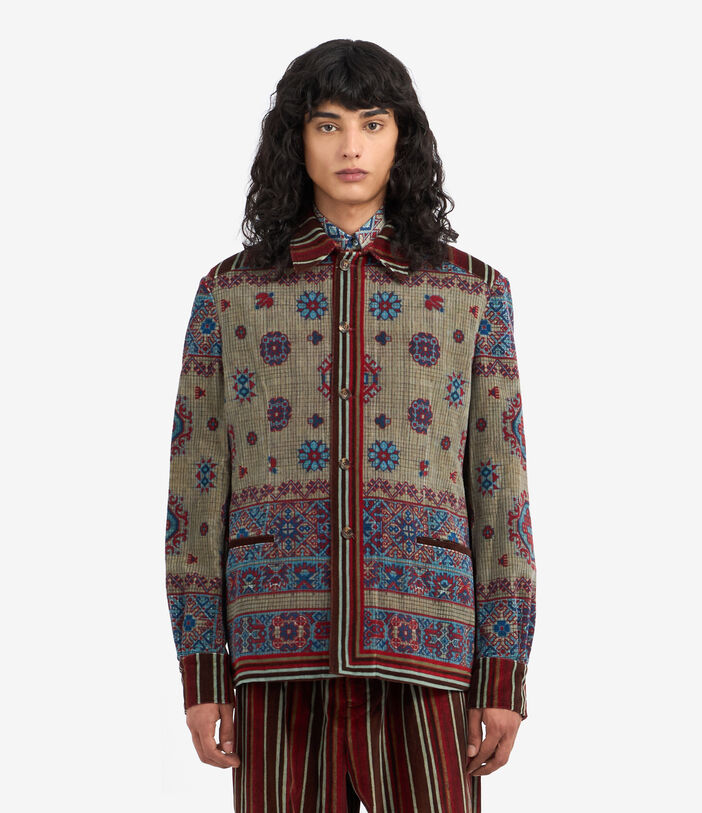 Pierre Louis Mascia REVENGE Jacket Cotton Multicolor REVENGESOVGC11730CO513562101