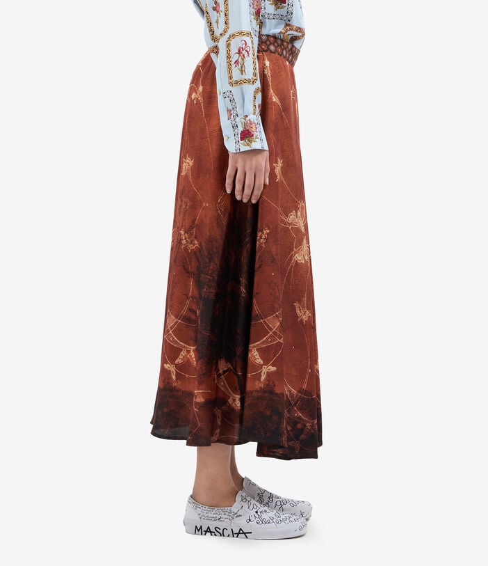 Pierre Louis Mascia ALOE Skirt Silk Pierre Louis Mascia ALOE Skirt Silk TOBACCO ALOESGO12353SE514908101