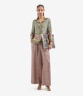 Pierre Louis Mascia ALOE Palazzo Trousers Silk RAME D&rsquo;ORIENTE ALOESPT11094SE147091101