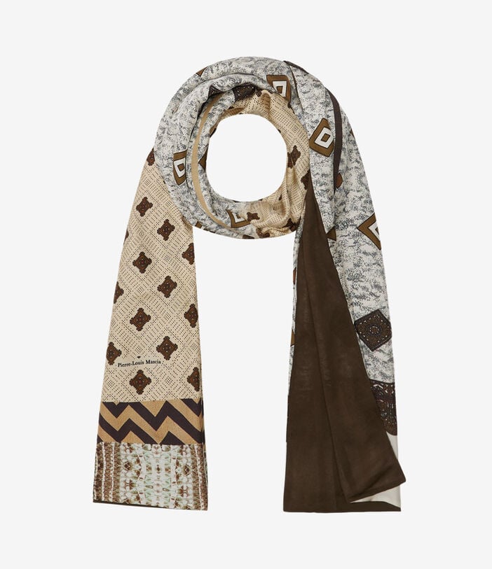 Pierre Louis Mascia ALOESTA Scarf Silk 65x190 SABBIA ALOESTA065X190DSE517574101