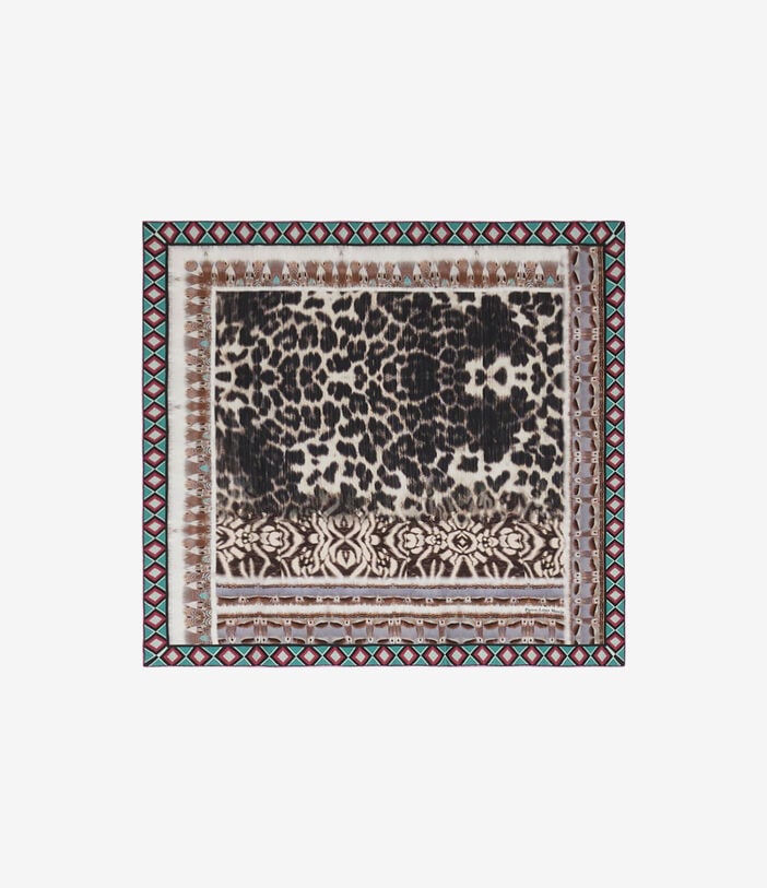 Pierre Louis Mascia ALOEUW Bandana Scarf Silk 67x67 TRAMA SELVATICA ALOEUWSW067X067MSE517529101