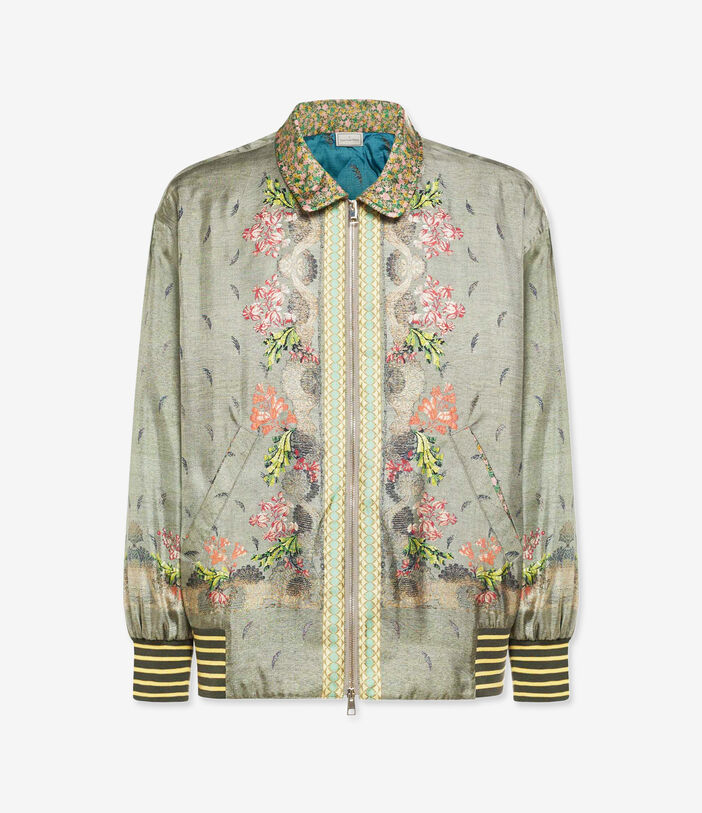 Pierre Louis Mascia ALODOX Bomber Jacket Silk CANNETO ALODOXBM12819SE518200101