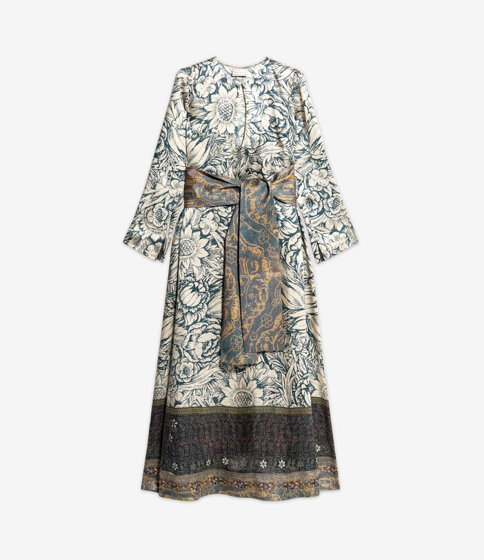 Pierre Louis Mascia MUTKA Dress Silk Multicolor MUTKAAB12365SE513488101