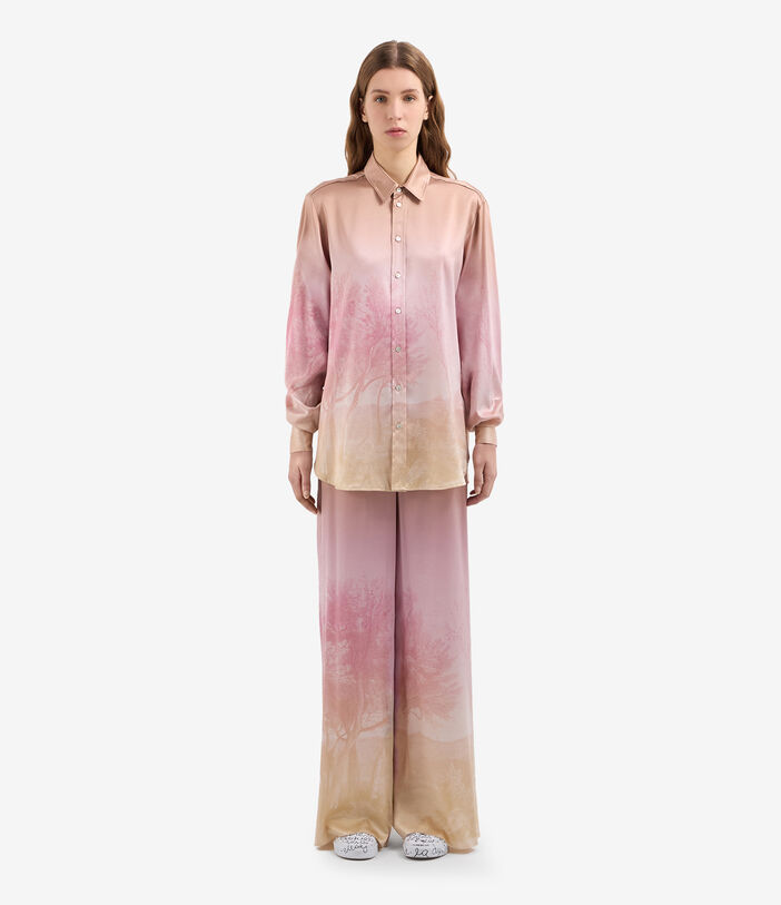 Pierre Louis Mascia ADASTRGUM Longsleeve Shirt Silk DUSTY ROSE ADASTRGUMSCML12451SE514715101