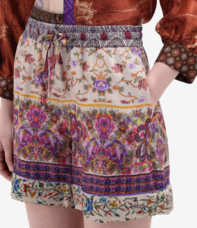 Pierre Louis Mascia ALOE Shorts Silk MULTICOLOR ALOESPN12170SE514858101