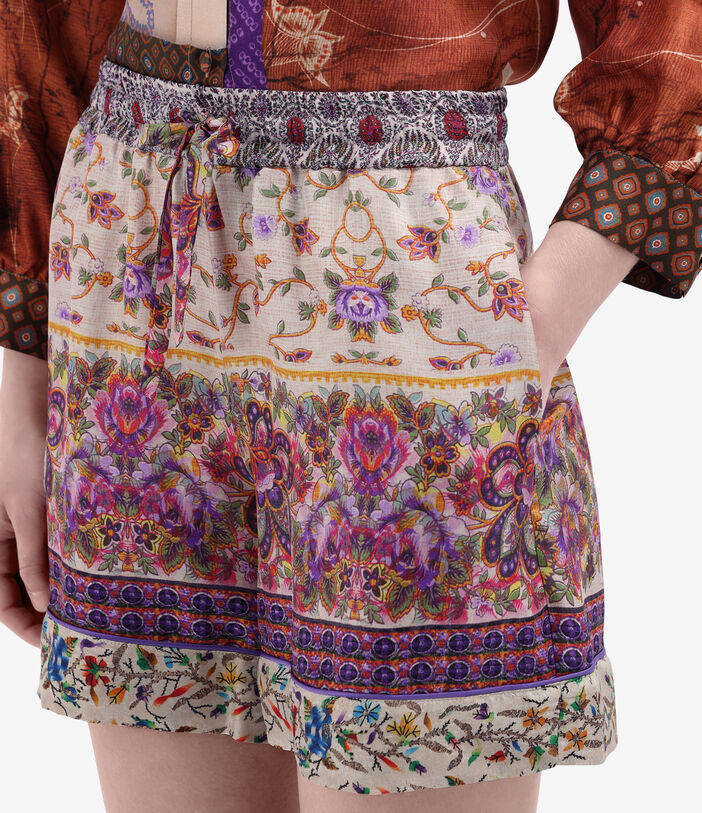 Pierre Louis Mascia ALOE Shorts Silk MULTICOLOR ALOESPN12170SE514858101