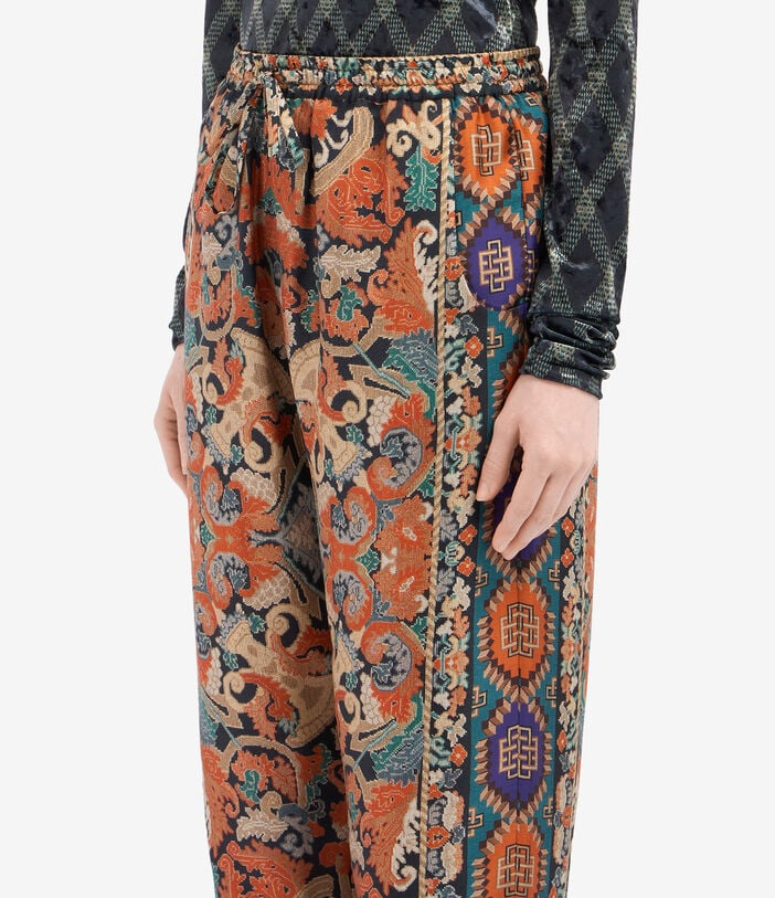 Pierre Louis Mascia ALOE Trousers Silk Pierre Louis Mascia ALOE Trousers Silk KILIM ALOESPT10959SE516278101