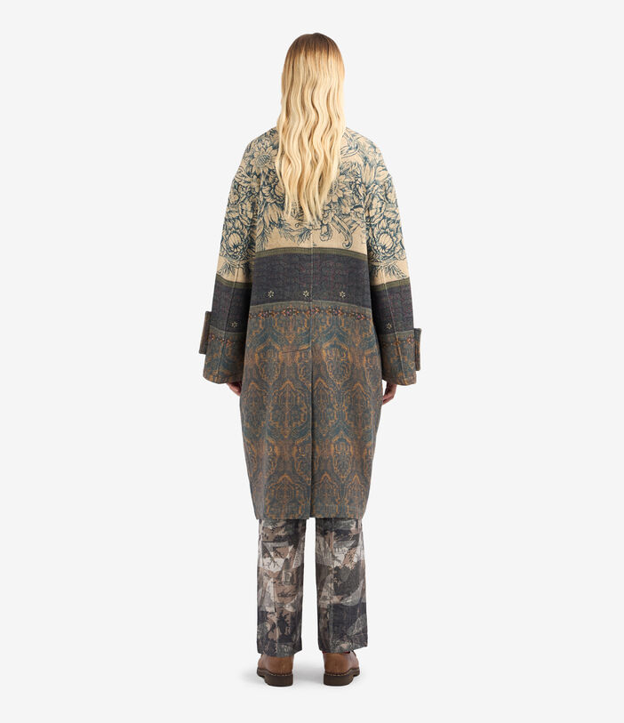 Pierre Louis Mascia PANCAKE Coat Wool Multicolor PANCAKESCPT11191WO513371101