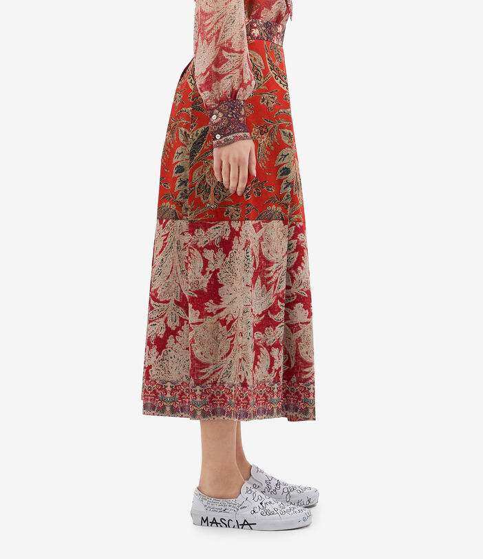 Pierre Louis Mascia SALATO Skirt Cotton SPICE RED SALATOSGO12360CO514868101