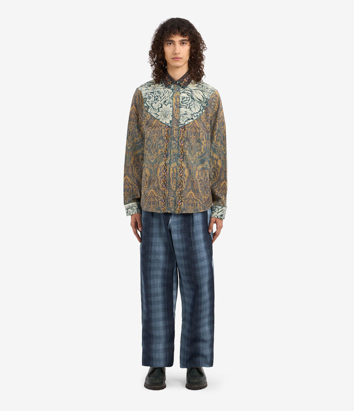 Pierre Louis Mascia TESLABIO Longsleeve Shirt Cotton Multicolor TESLABIOSCML12317CO513219101
