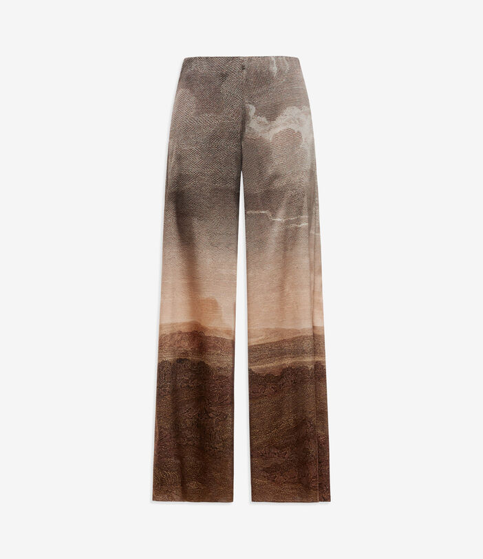 Pierre Louis Mascia ADASTRGUM Palazzo Trousers Silk Pierre Louis Mascia ADASTRGUM Palazzo Trousers Silk Multicolor ADASTRGUMSPT12409SE516337101