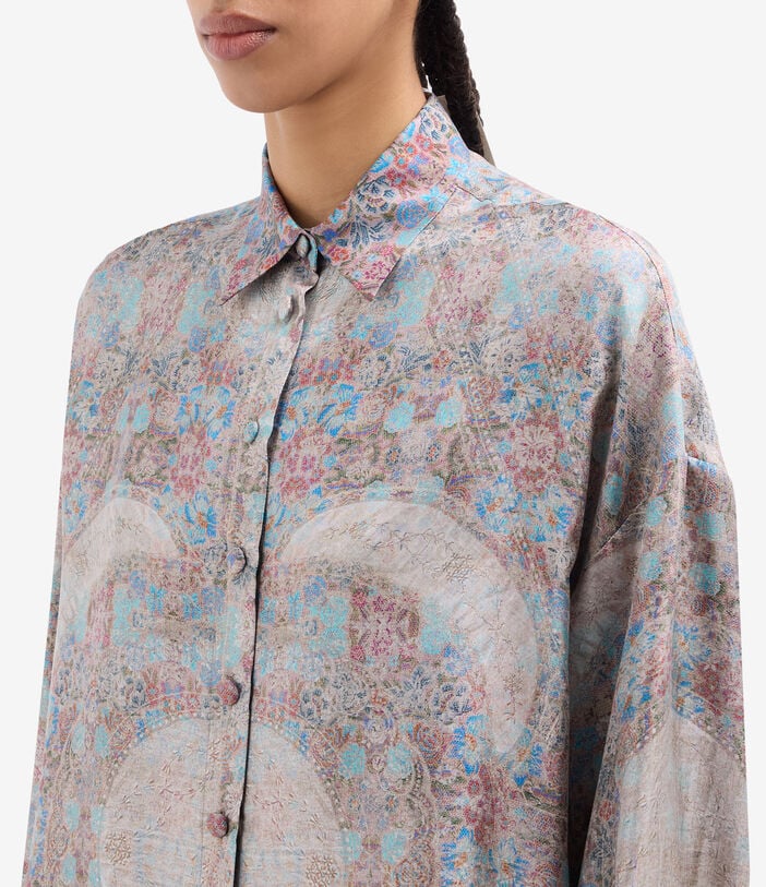 Pierre Louis Mascia ALOE Longsleeve Shirt Silk ARAZZO ALOESCML12049SE518127101