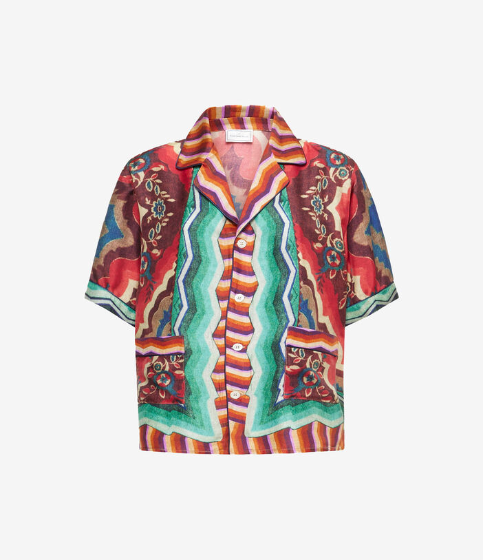 Pierre Louis Mascia ALOE Shortsleeve Shirt Silk Pierre Louis Mascia ALOE Shortsleeve Shirt Silk Multicolor ALOESCMC11927SE511615101