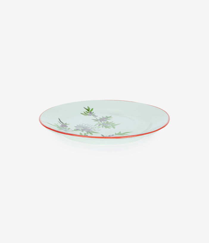 Pierre Louis Mascia PLATE Floral Plate Ceramic/Earthenware Multicolor PLATEAP04CRMAZZURRO
