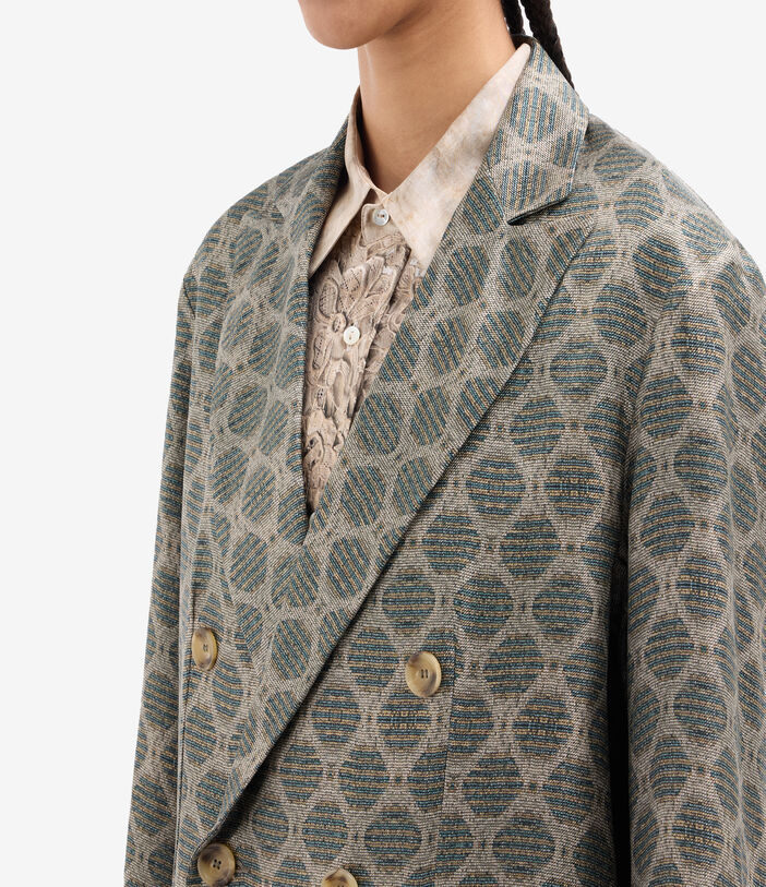 Pierre Louis Mascia FANCY Jacket Silk GRIGIO FUM&Eacute; FANCY2SGC12167SE518118101