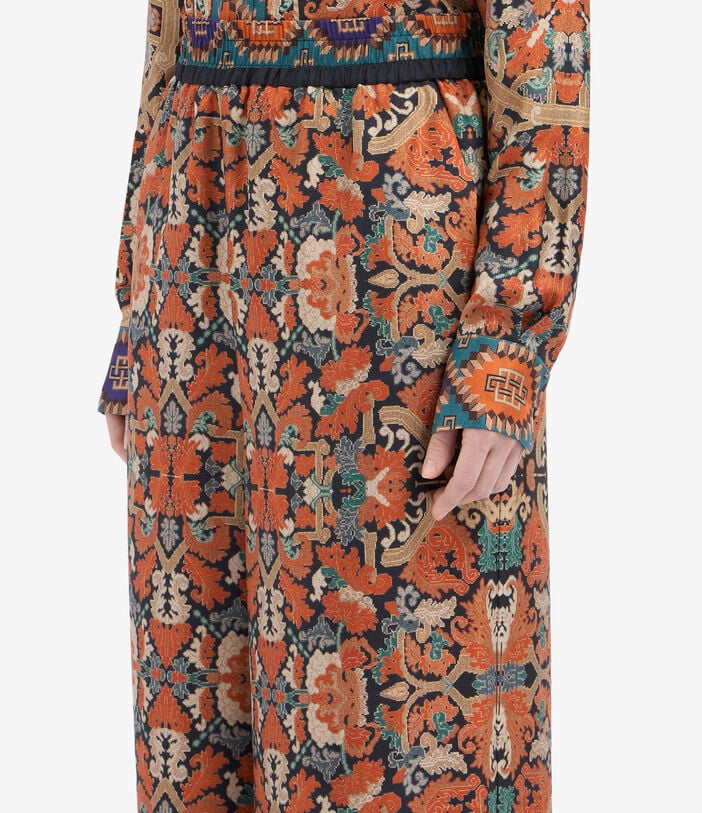 Pierre Louis Mascia CIALDA Palazzo Trousers Silk Pierre Louis Mascia CIALDA Palazzo Trousers Silk Multicolor CIALDASPT12450SE516417101