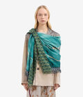 Pierre Louis Mascia ALOEUW Shawl Scarf Silk 135x195 AQUAMARINE ALOEUWSW135X195S4SE51433210118