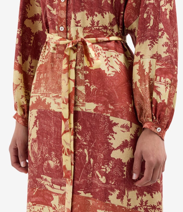 Pierre Louis Mascia ALOE Shirt Dress Silk BAROCCO ALOESAB11524SE518012101