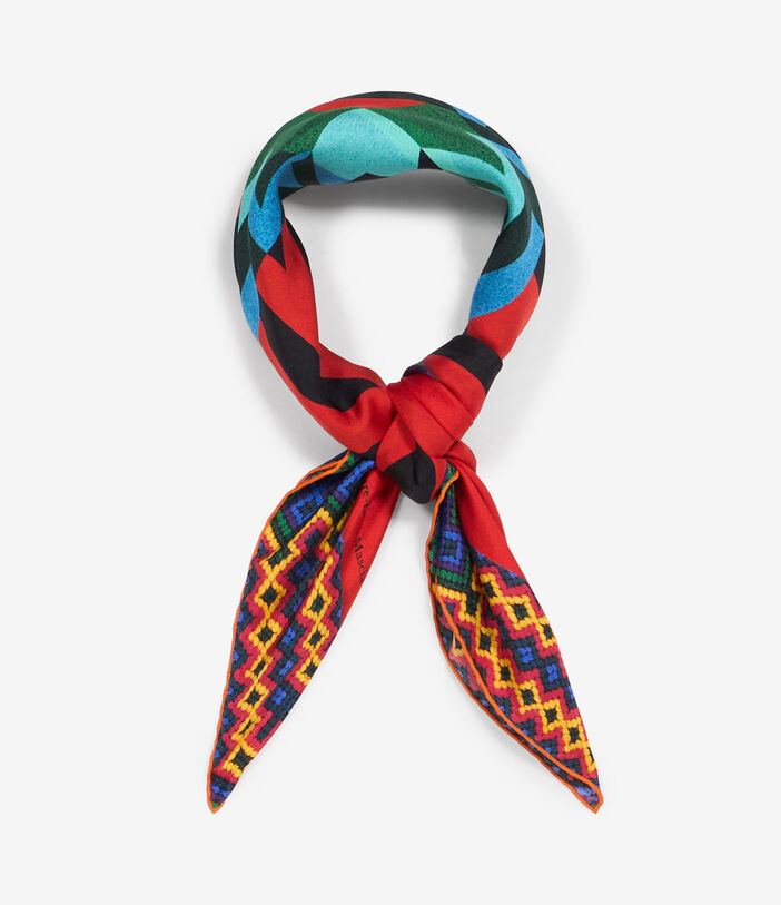 Pierre Louis Mascia ALOEUW Bandana Scarf Silk 67x67 Pierre Louis Mascia ALOEUW Bandana Scarf Silk 67x67 Multicolor ALOEUWSW067X067MSE51271810118