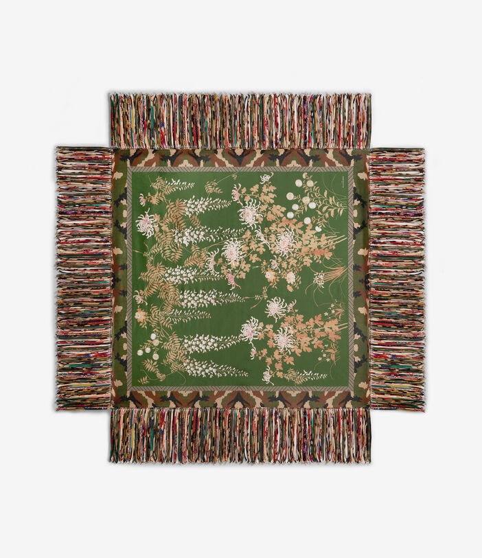 Pierre Louis Mascia ALOEUW Shawl Scarf Silk 135x135 Multicolor ALOEUWSW135X135MSTSE51233810118