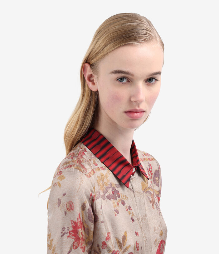 Pierre Louis Mascia ALOE Shirt Dress Silk PARCHMENT ALOESAB12448SE514916101
