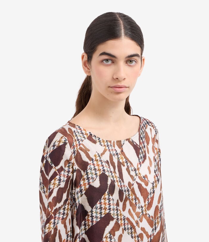 Pierre Louis Mascia ALOE Dress Silk Pierre Louis Mascia ALOE Dress Silk Multicolor ALOESAB12602SE516374101
