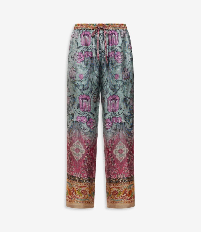 Pierre Louis Mascia ALOE Trousers Silk MIRAGGIO ALOESPT10959SE516015101