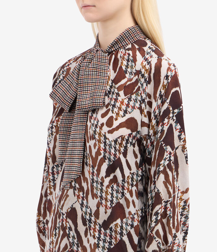 Pierre Louis Mascia TRAPEZIO Longsleeve Shirt Silk Pierre Louis Mascia TRAPEZIO Longsleeve Shirt Silk Multicolor TRAPEZIOSCML12361SE516354101