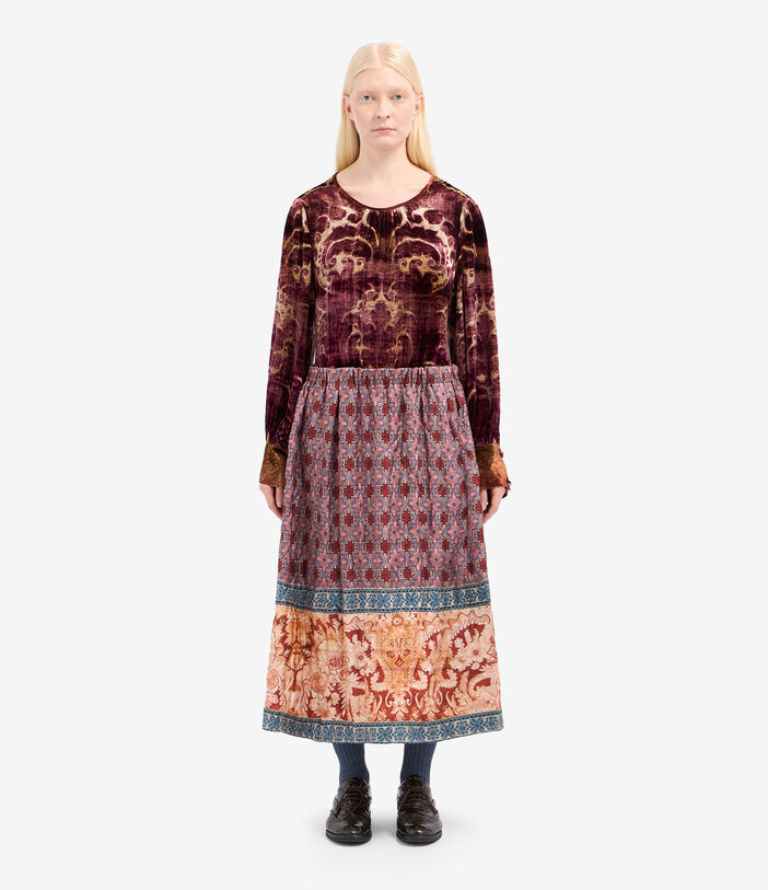 Pierre Louis Mascia ALODOX Skirt Silk Multicolor ALODOXGO12681SE516689101