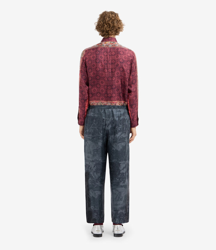 Pierre Louis Mascia ALOEGUM Trousers Silk Pierre Louis Mascia ALOEGUM Trousers Silk Multicolor ALOEGUMSPT10959SE516067104