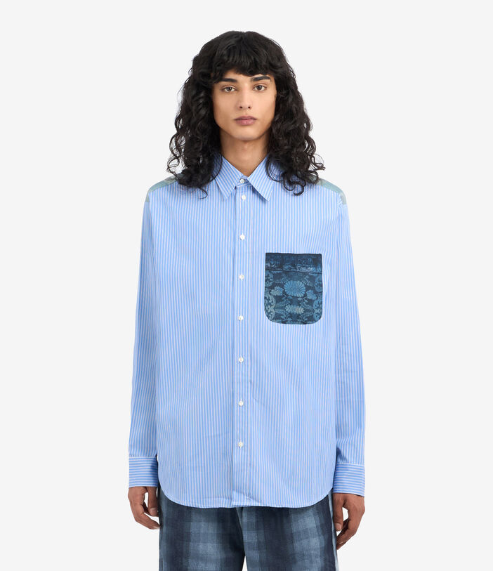 Pierre Louis Mascia ALOTHO Longsleeve Shirt Cotton Silk Multicolor ALOTHOCML11725CO513571101