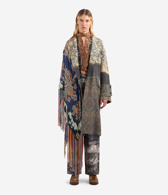 Pierre Louis Mascia PANCAKE Coat Wool Multicolor PANCAKESCPT11191WO513371101