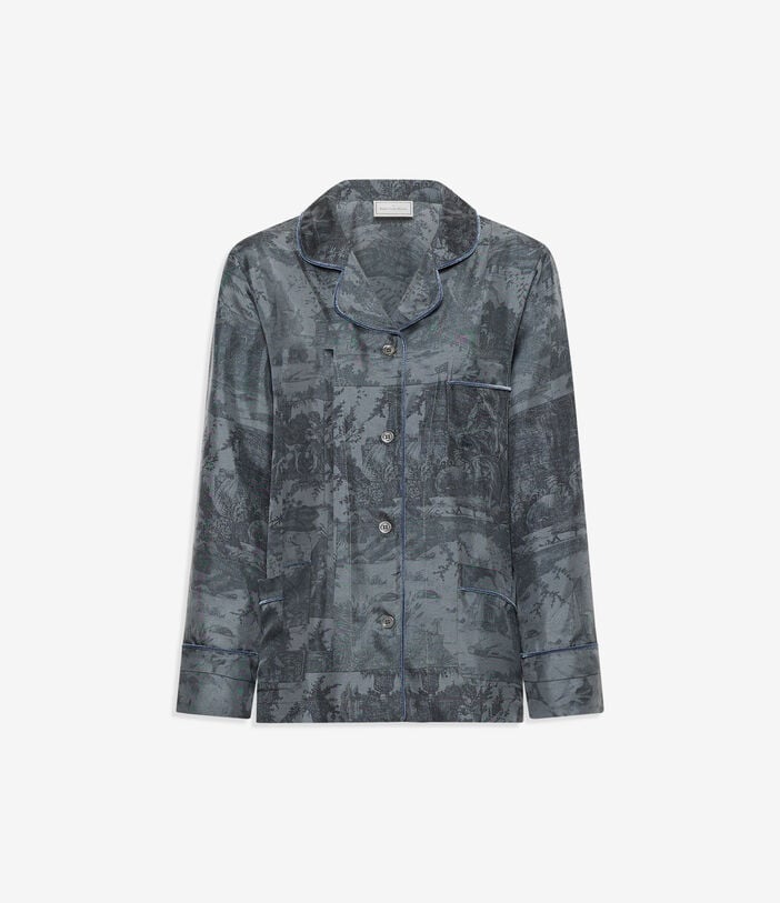 Pierre Louis Mascia ALOEGUM Longsleeve Shirt Silk Pierre Louis Mascia ALOEGUM Longsleeve Shirt Silk ARDESIA ALOEGUMSCML12600SE516069104