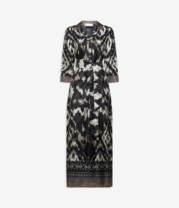 Pierre Louis Mascia ALOE Shirt Dress Silk Pierre Louis Mascia ALOE Shirt Dress Silk GRAFITE ALOESAB11899SE516289101