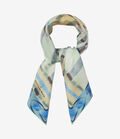 Pierre Louis Mascia ALOEUW Bandana Scarf Silk 67x67 GEOMETRIE MARINE ALOEUWSW067X067MSE517533101