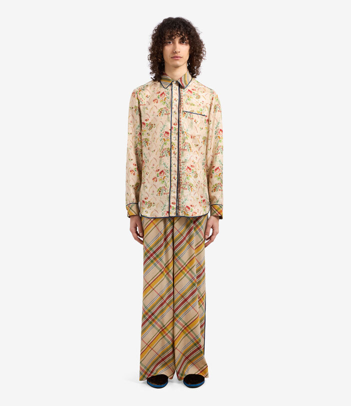 Pierre Louis Mascia ALOE Longsleeve Shirt Silk Multicolor ALOESCML10642SE122474101