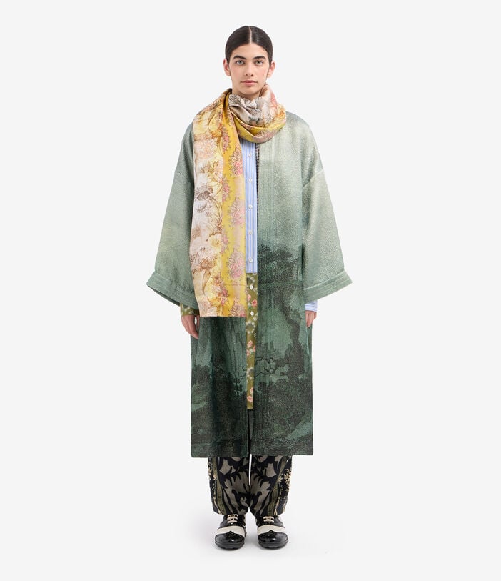 Pierre Louis Mascia PAX Kimono Wool Multicolor PAXSWKM12187WO516401101