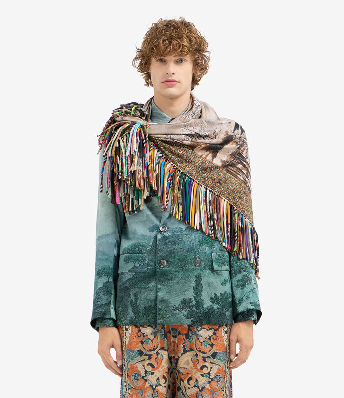 Pierre Louis Mascia ALOEUW Bandana Scarf Silk 90x90 Pierre Louis Mascia ALOEUW Bandana Scarf Silk 90x90 Multicolor ALOEUWSW090X090MSTSE51581210118