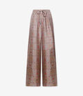 Pierre Louis Mascia ALOE Palazzo Trousers Silk RAME D&rsquo;ORIENTE ALOESPT11094SE147091101