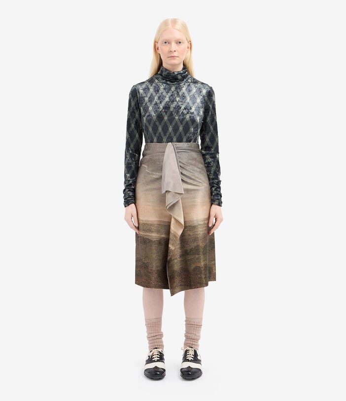 Pierre Louis Mascia ADASTRGUM Skirt Silk Pierre Louis Mascia ADASTRGUM Skirt Silk Multicolor ADASTRGUMSGO11827SE516339101