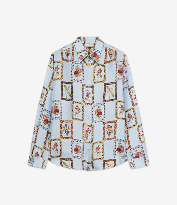 Pierre Louis Mascia ALOEGOTS Longsleeve Shirt Silk LIGHT BLUE ALOEGOTSSCML10643SE514658101