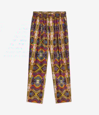 Pierre Louis Mascia FANCY Trousers Silk Multicolor FANCY2SPT10955SE140130101
