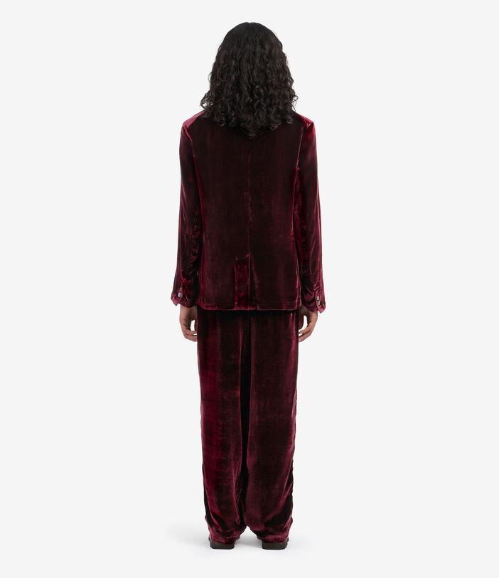 Pierre Louis Mascia KANPUR Jacket Viscose Silk BORDEAUX KANPURUGC12386VIBORDEAUX