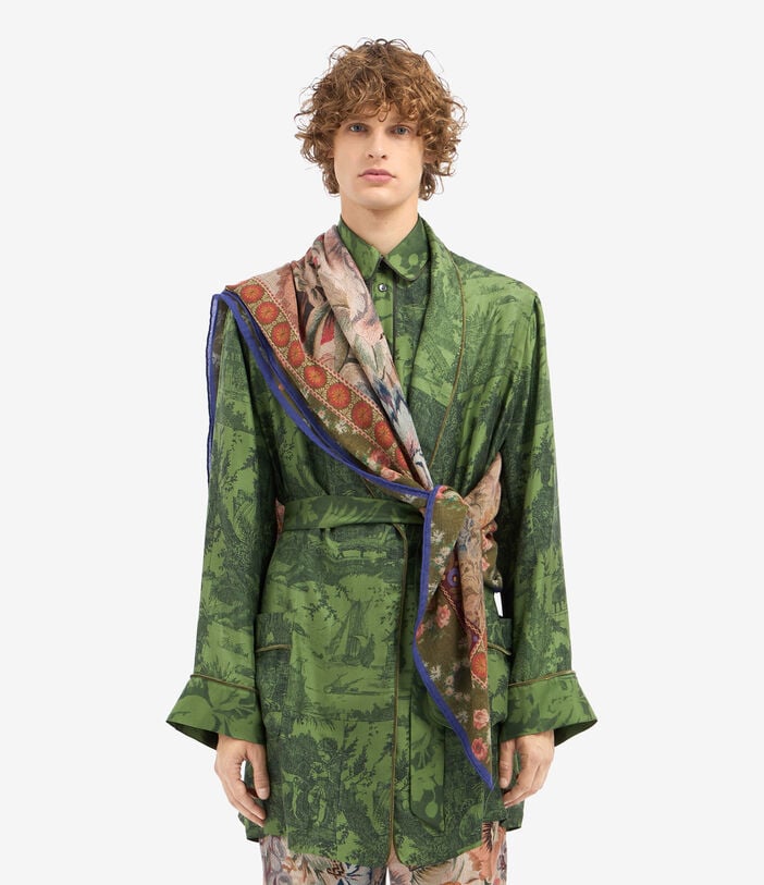 Pierre Louis Mascia MAGARWFB Shawl Scarf Wool 135x135 Pierre Louis Mascia MAGARWFB Shawl Scarf Wool 135x135 Multicolor MAGARWFBS135X135MWO515836101600