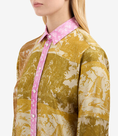 Pierre Louis Mascia ALOE Longsleeve Shirt Silk MUSTARD ALOESCML12451SE515024101