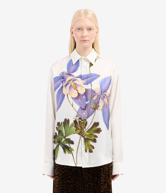 Pierre Louis Mascia ALOEBIO Longsleeve Shirt Silk Multicolor ALOEBIOSCML10643SE516351101
