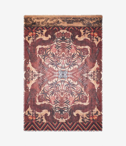 Pierre Louis Mascia EUCLIDE Shawl Scarf Cashmere 135x195 GIUNGLA EUCLIDES135X195SWS51563010121
