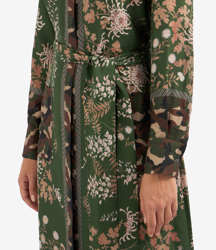 Pierre Louis Mascia ALOE Shirt Dress Silk Multicolor ALOESAB12179SE513338101